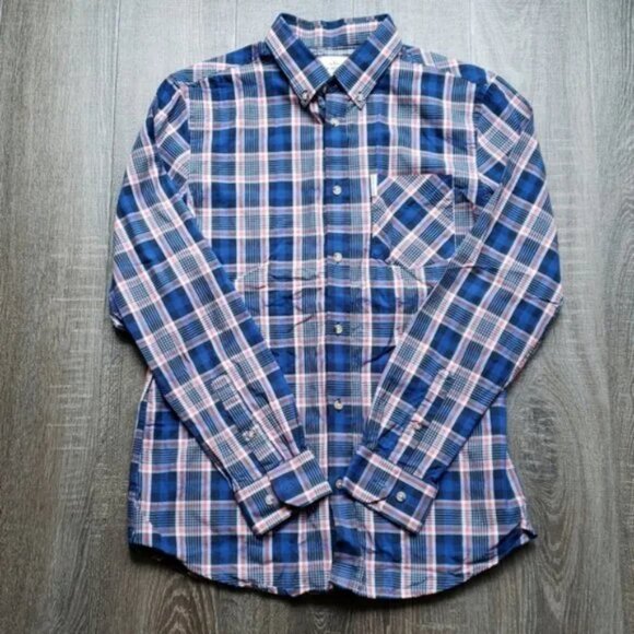 Ben Sherman plaid, button down Dress Shirt - Picture 1 of 3